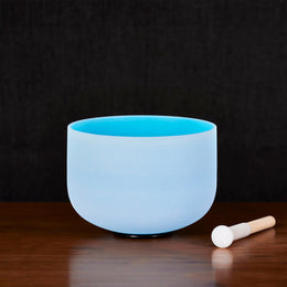 Blue Frosted Singing Bowl 10